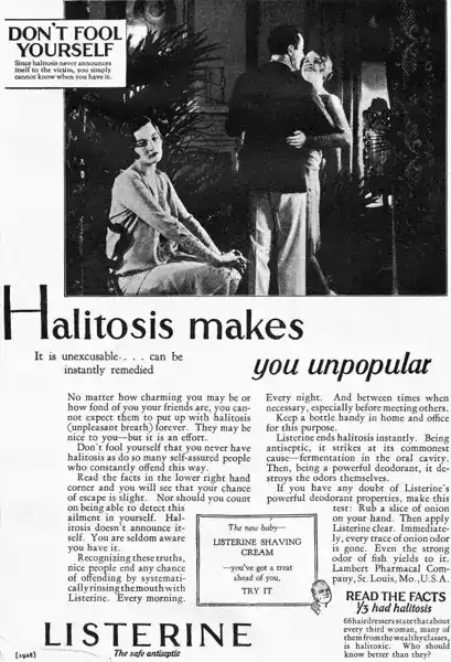 Listerine halitosis ad