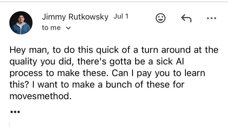 Email from Jimmy Rutkowsky